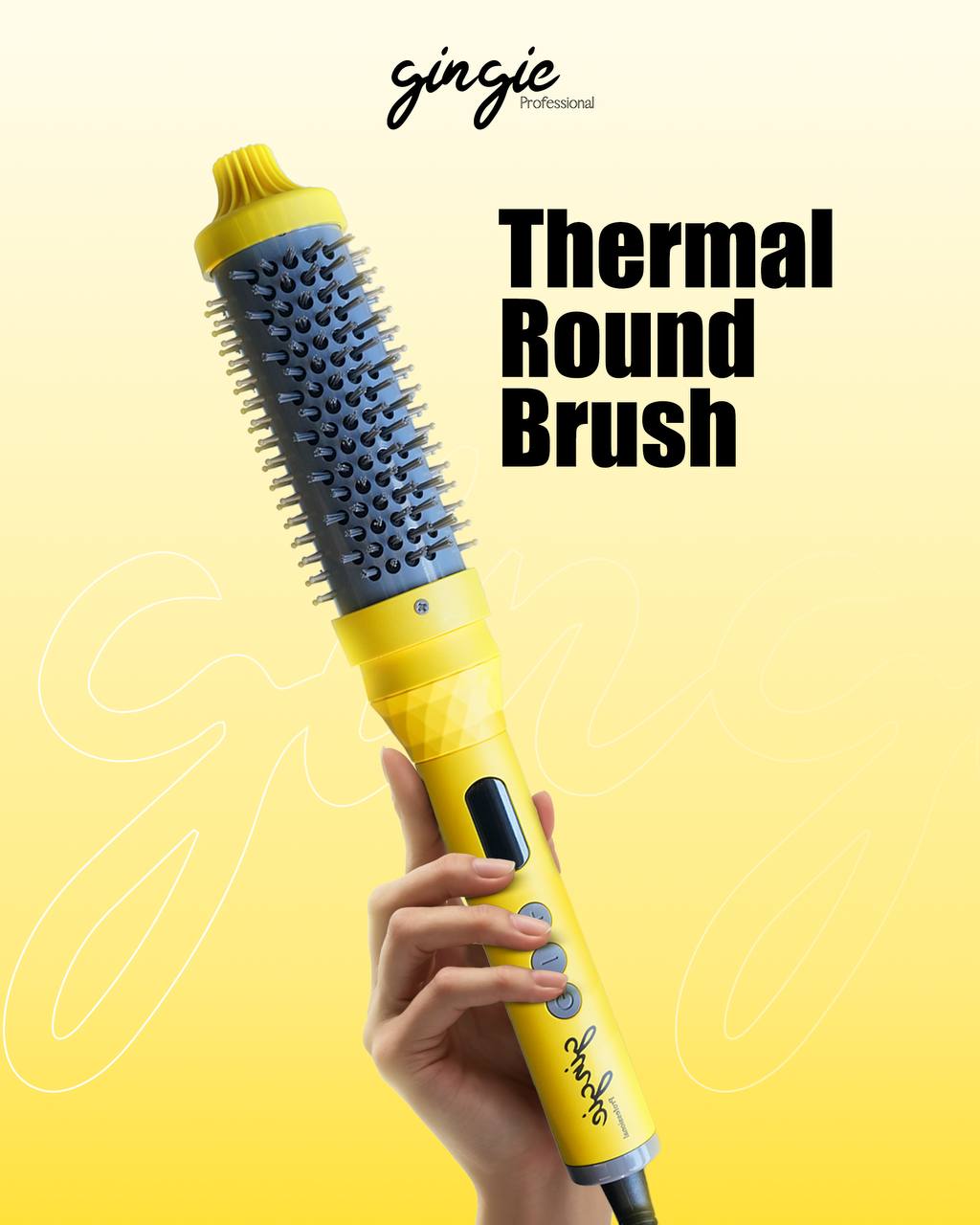 Gingie thermal round brush