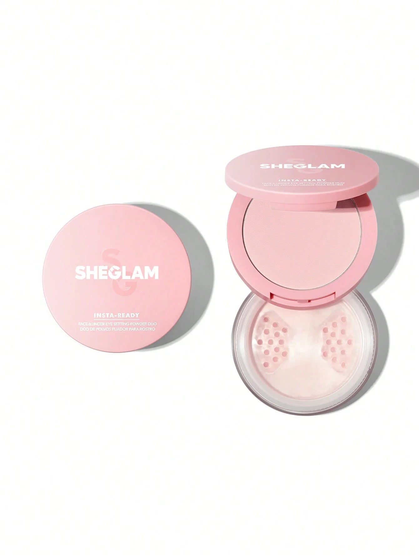 SHEGLAM INSTA-READY FACE & UNDER EYES SETTING POWDER DUO- BUBBLEGUM
