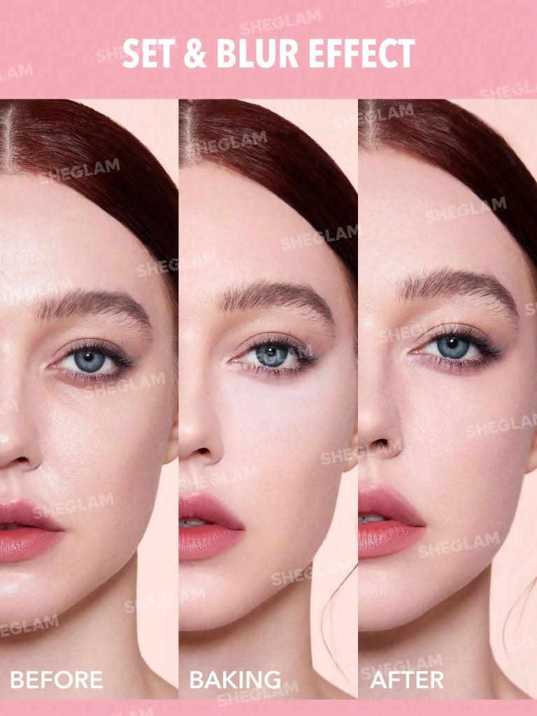 SHEGLAM INSTA-READY FACE & UNDER EYES SETTING POWDER DUO- BUBBLEGUM