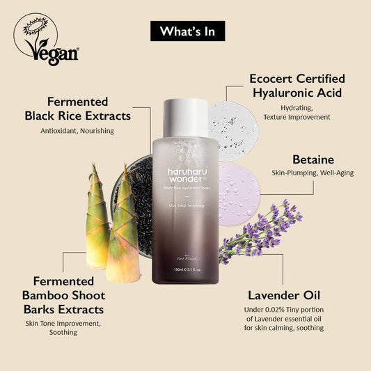 HARUHARU Wonder Rice Hyaluronic Toner