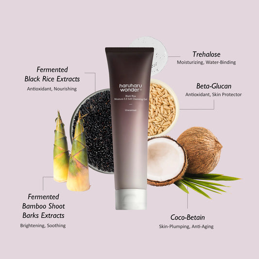 HARUHARU Wonder Black Rice Moisture Soft Cleansing Gel