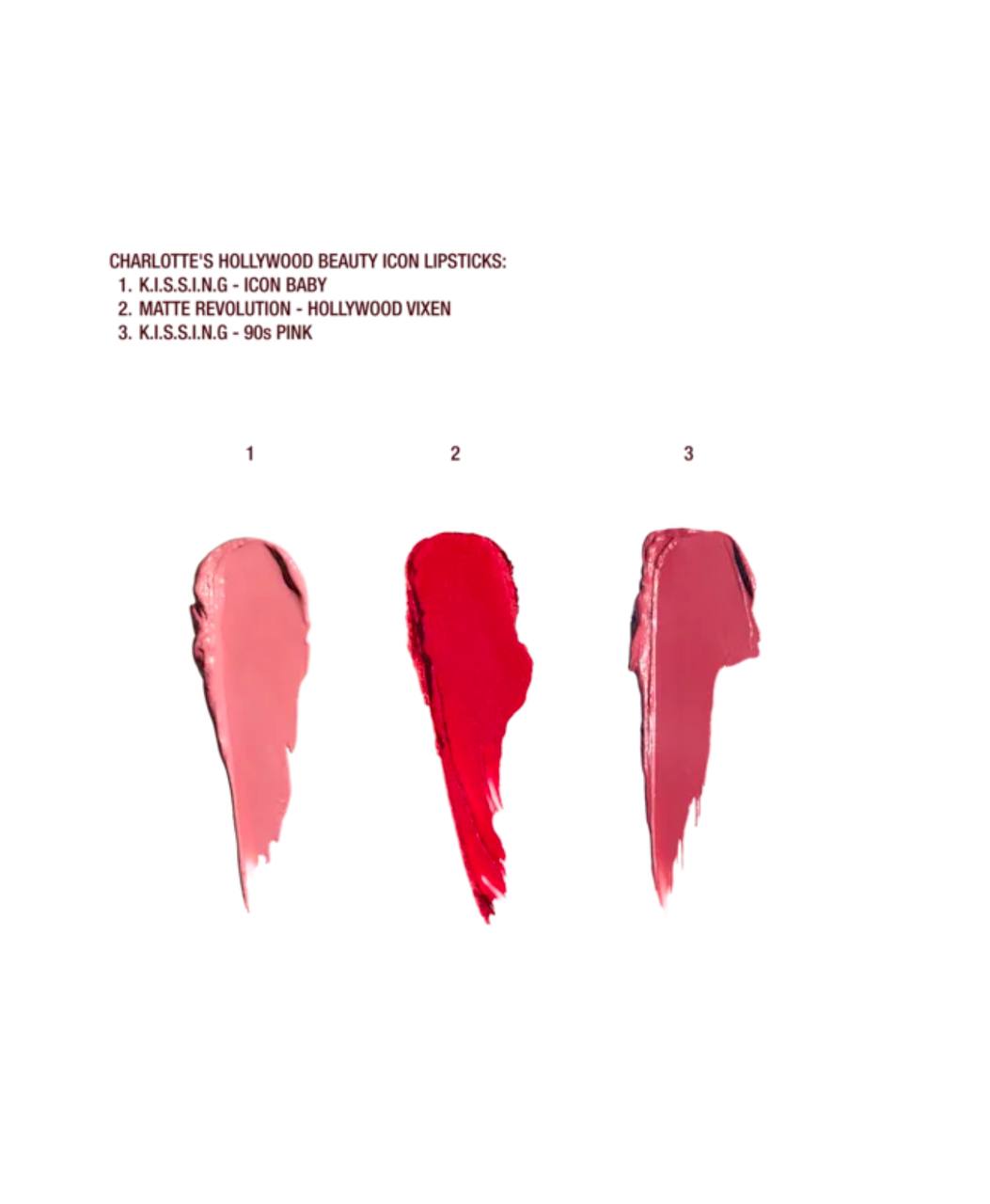 Charlotte tilbury CHARLOTTE’S ICONIC HOLLYWOOD LIP TRIO