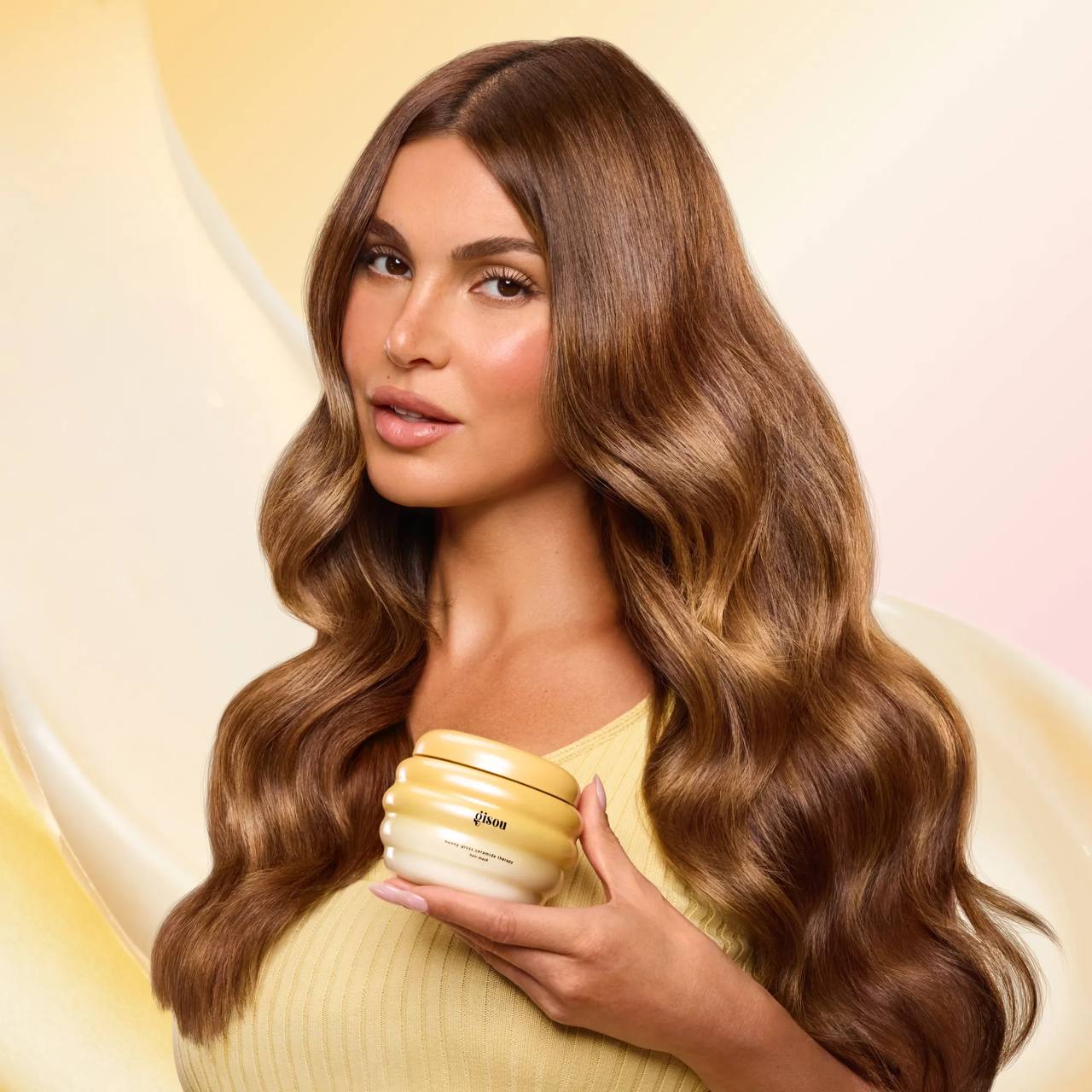 Gisou Honey Gloss Ceramide Therapy Hydrating Hair Mask
