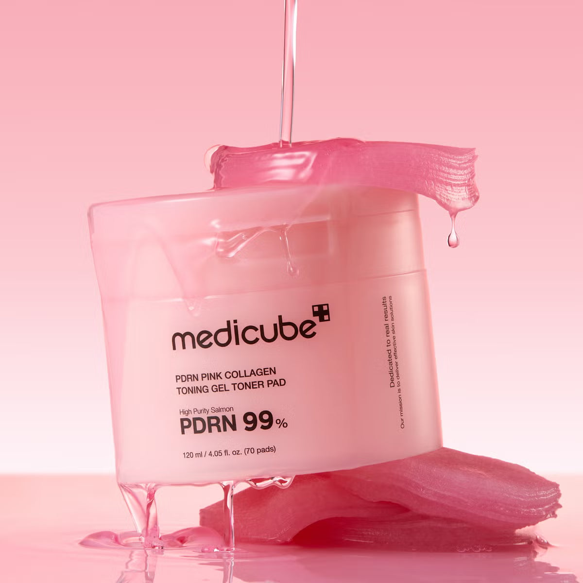MEDICUBE PDRN Pink Collagen Toning Gel Toner Pad