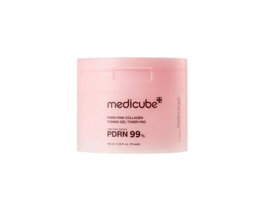 MEDICUBE PDRN Pink Collagen Toning Gel Toner Pad