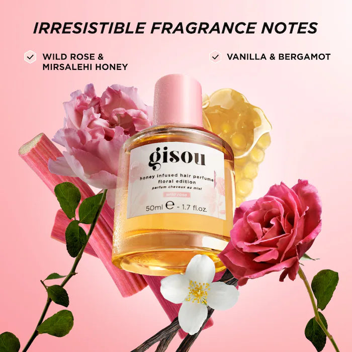 Gisou Honey Infused Hair Perfume | Wild rose