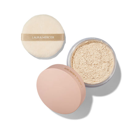 LAURA MERCIER Divinely Flawless Translucent Loose Setting Powder & Puff
