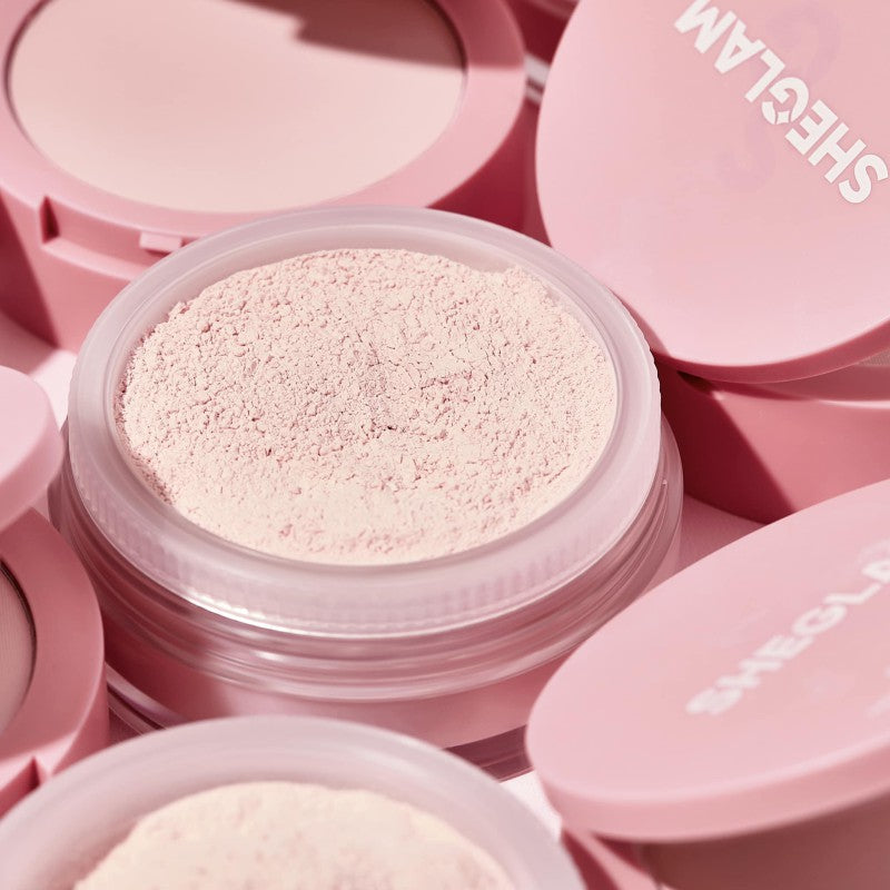 SHEGLAM INSTA-READY FACE & UNDER EYES SETTING POWDER DUO- BUBBLEGUM