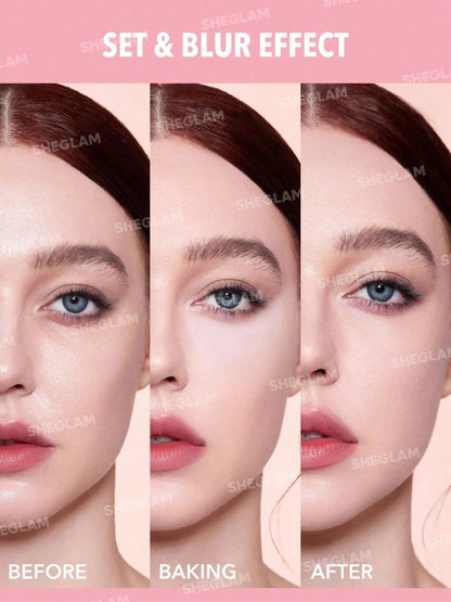 SHEGLAM INSTA-READY FACE & UNDER EYES SETTING POWDER DUO- BUBBLEGUM