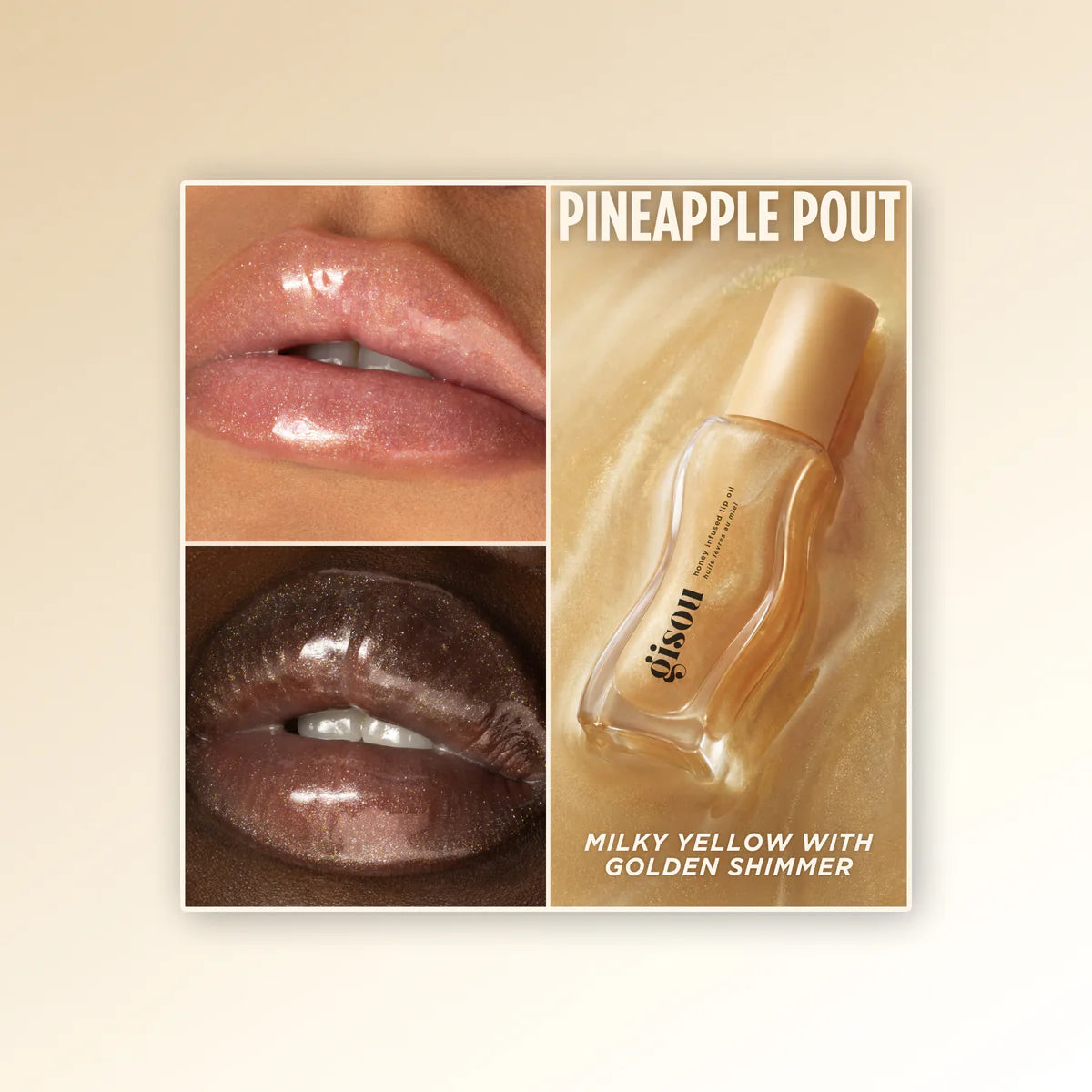 GISOU Honey Infused Lip Oil Pineapple Pout