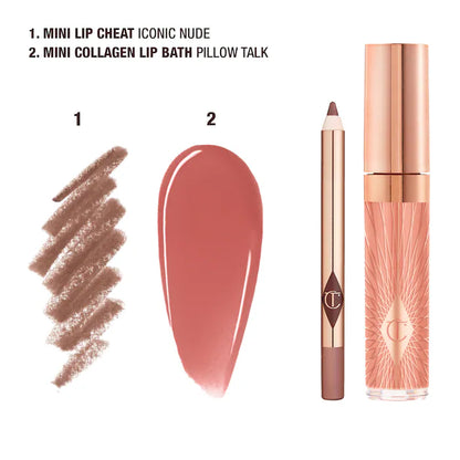 charlottetilbury  GLOSSY LIP DUO NUDE PINK