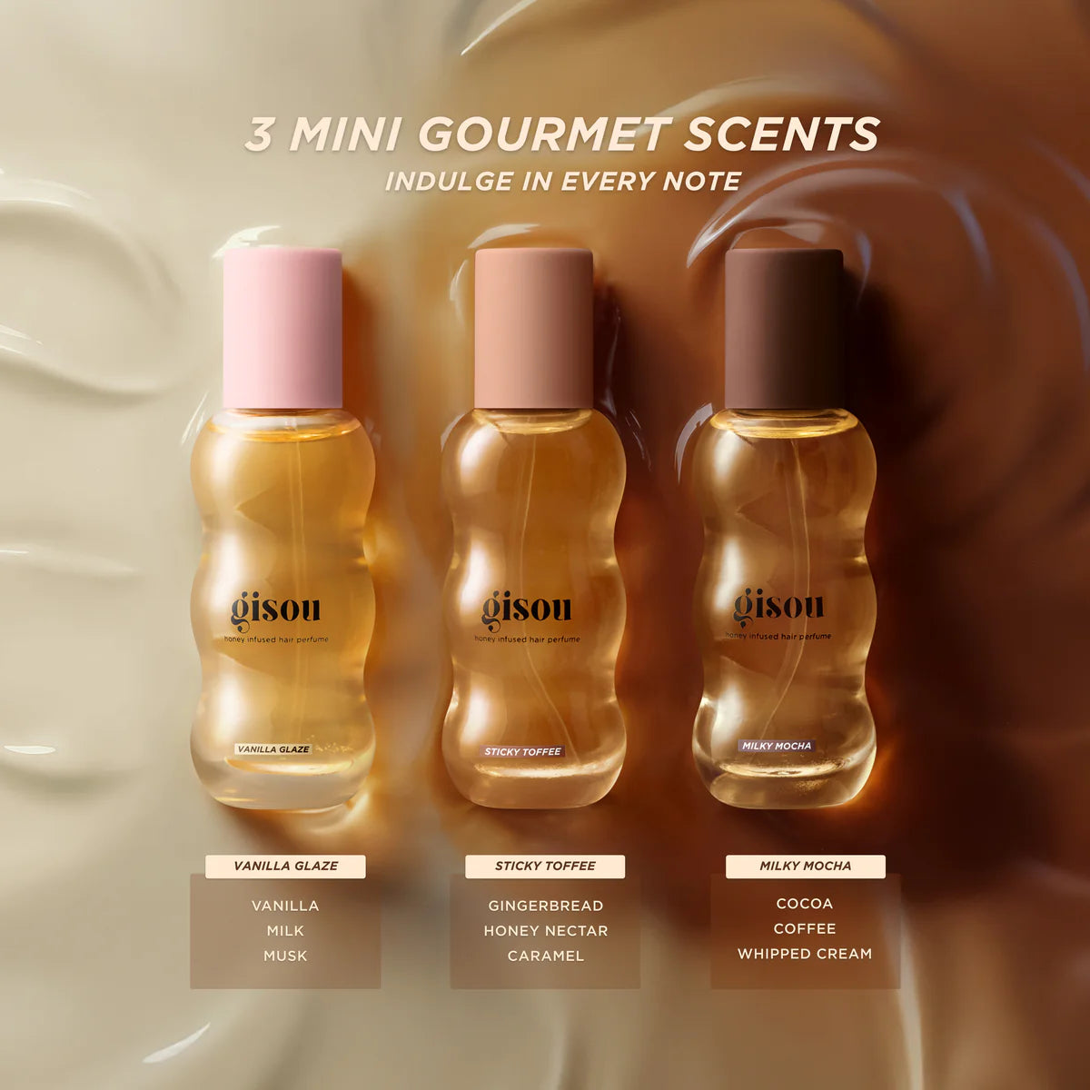 GISOU GLAZED SCENTS TRIO BUNDLE