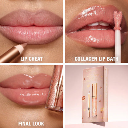 charlottetilbury  GLOSSY LIP DUO NUDE PINK