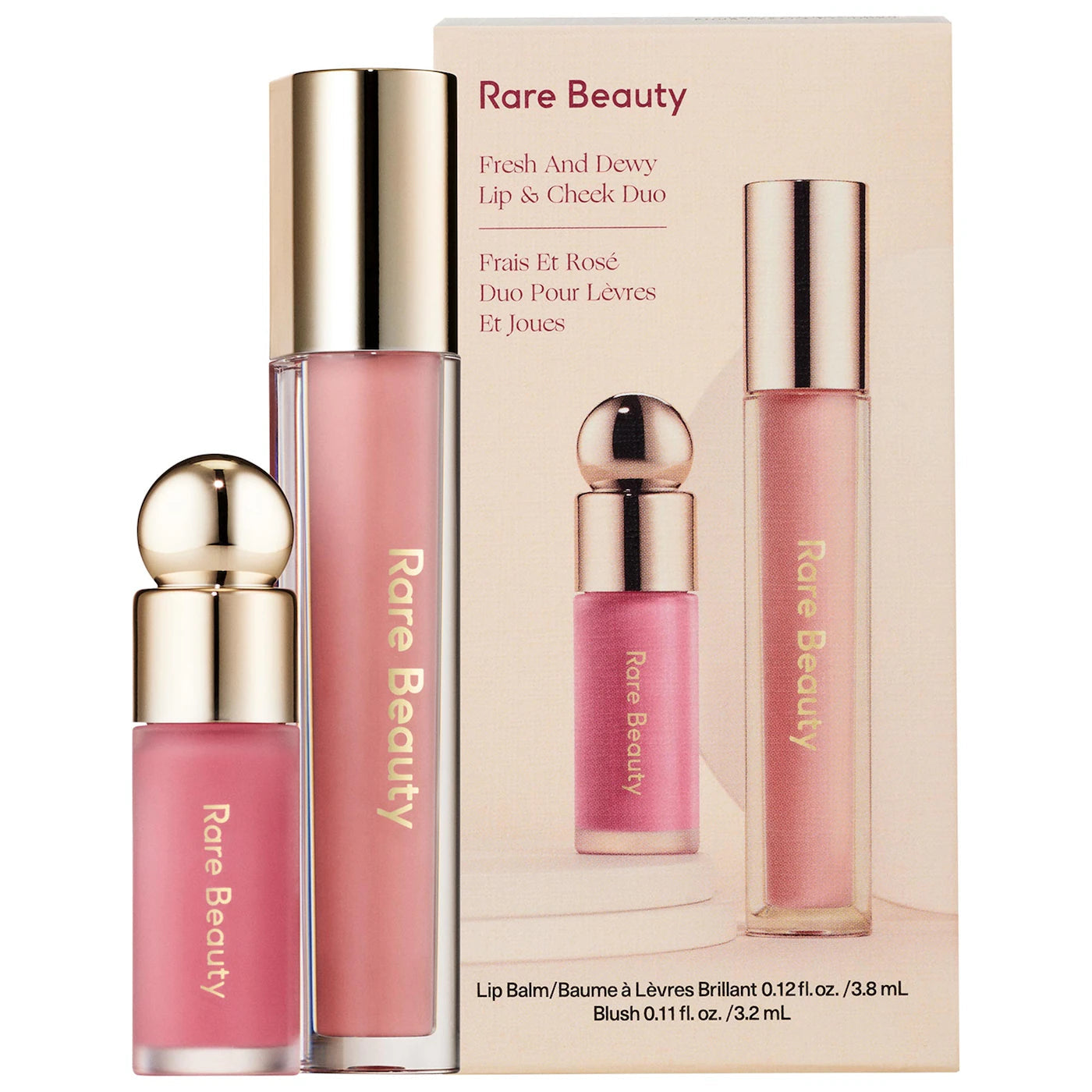 Rarebeauty Fresh and Dewy Lip & Cheek Duo