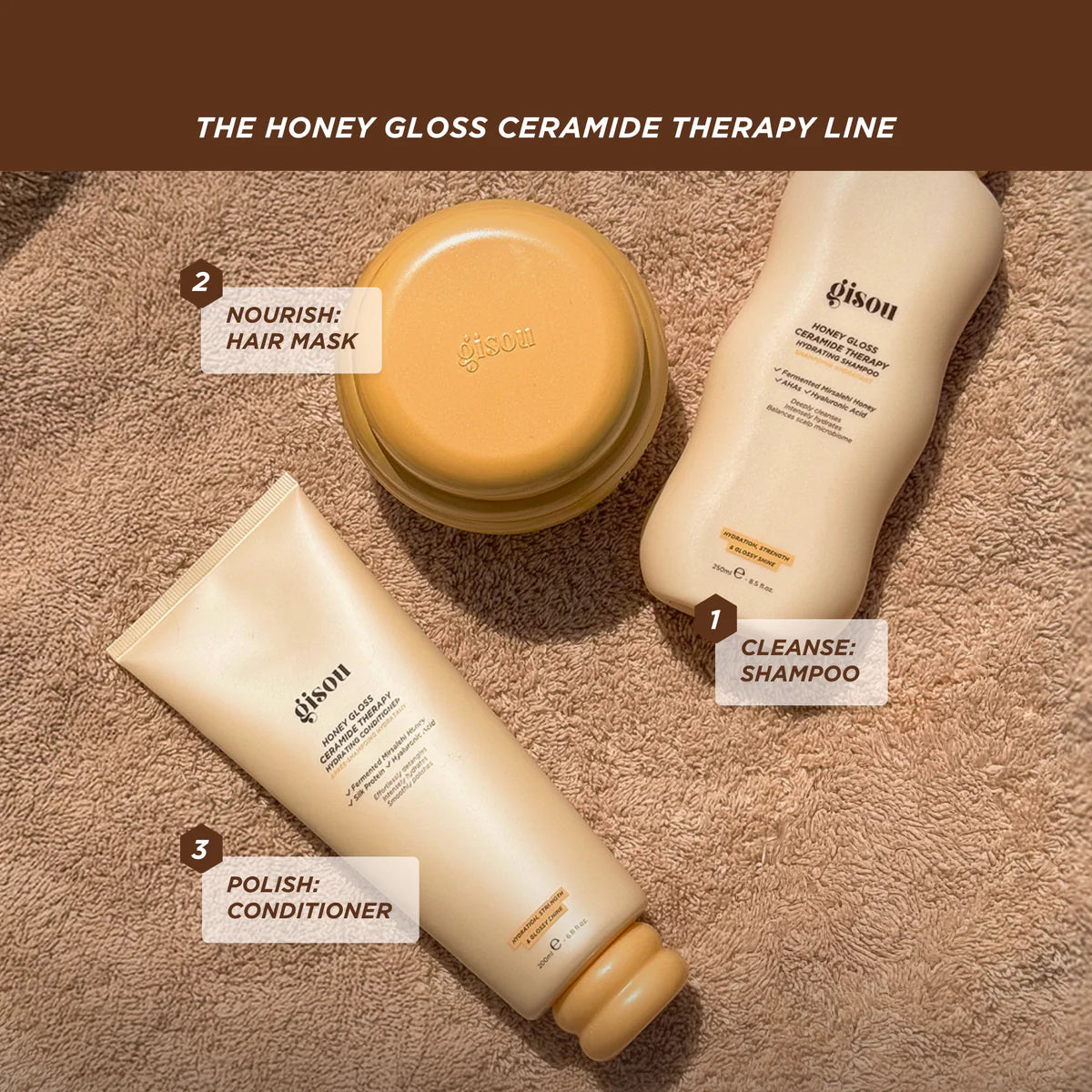 GISOU MINI HAIR THERAPY TRIO