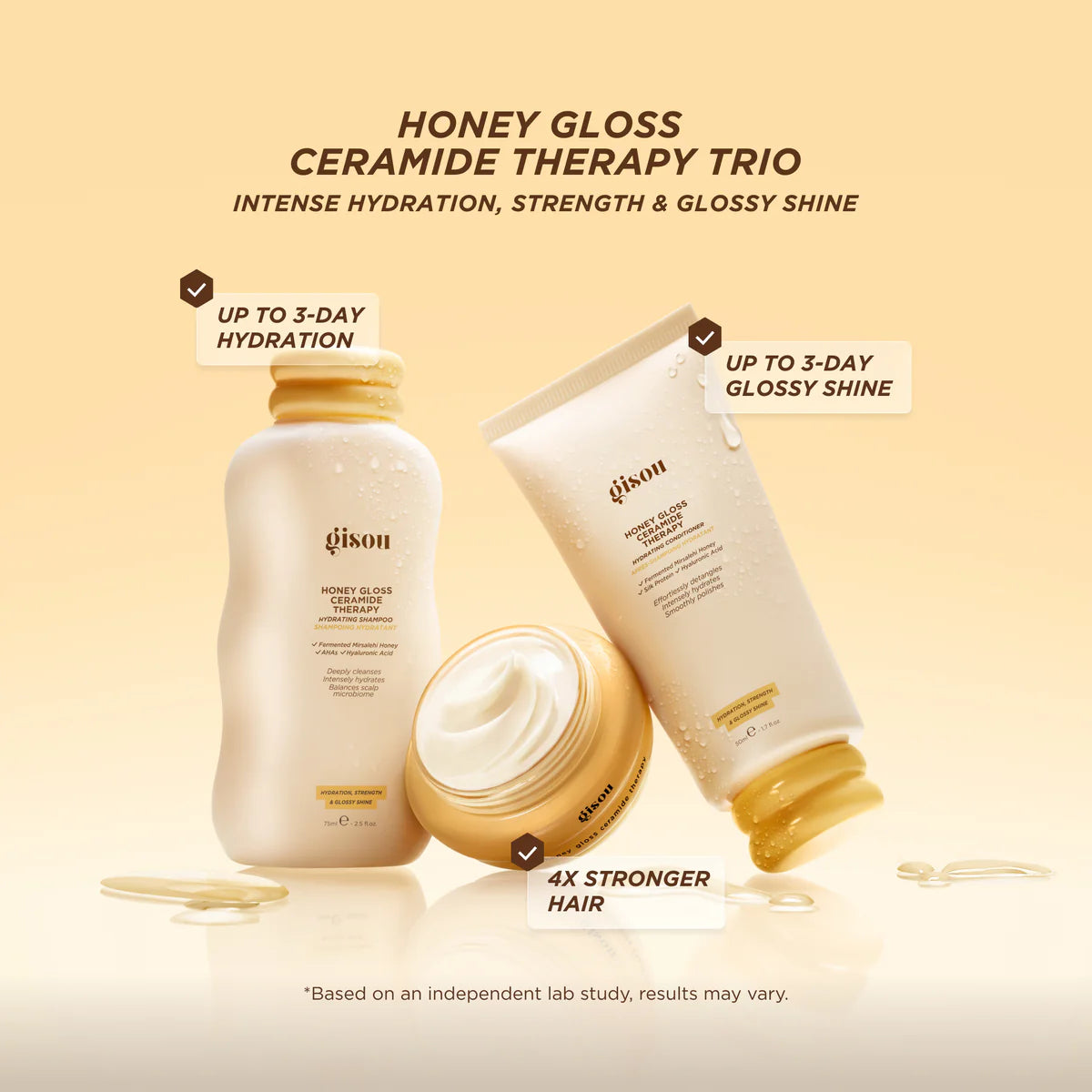 GISOU MINI HAIR THERAPY TRIO