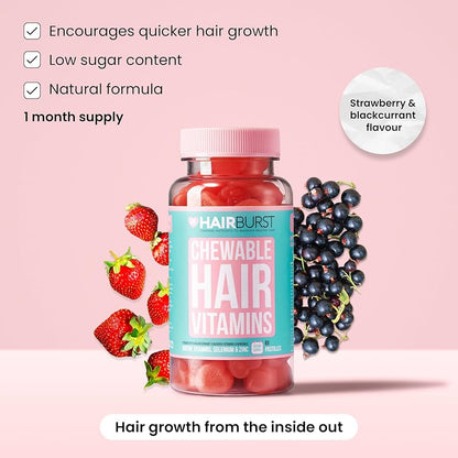 Hair Burst Chewable Hair Vitamins 60pes