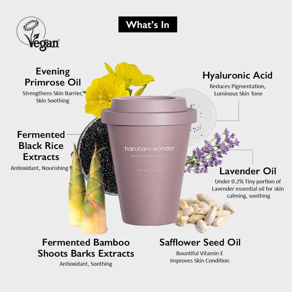 HARUHARU Wonder Black Rice 10 Hyaluronic Cream