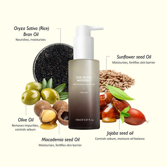 HARUHARU Wonder Black Rice Moisture Cleansing Oil