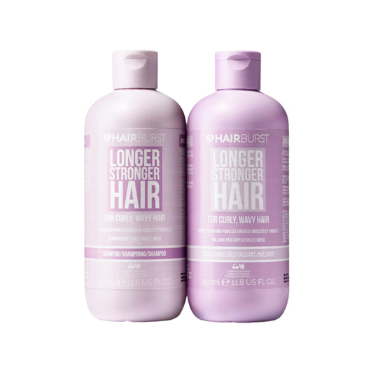 Hair Burst Shampoo & Conditioner for Curly and Wavy Hair