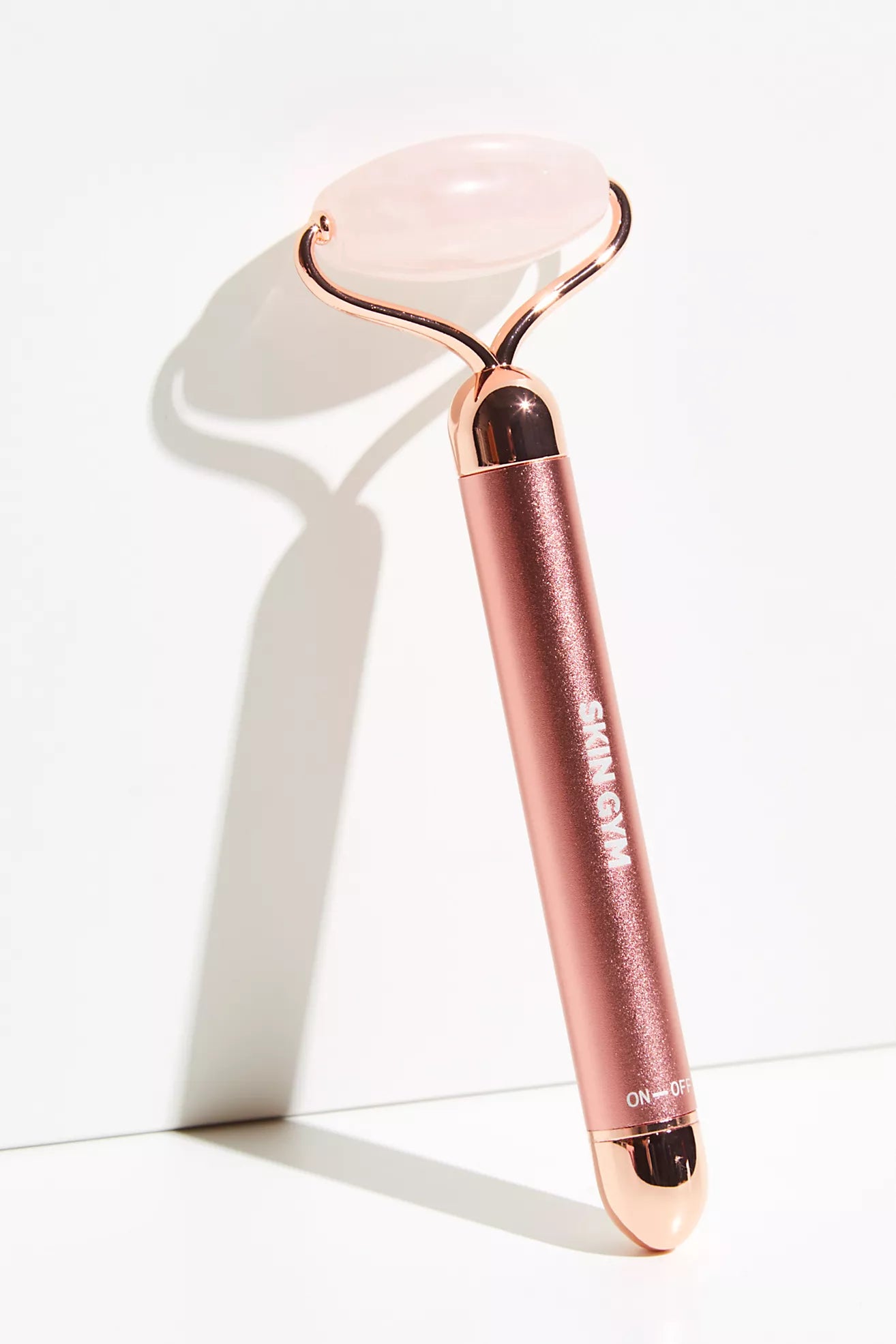 SKIN GYM ROSE QUARTZ VIBRATING LIFT & CONTOUR BEAUTY ROLLER