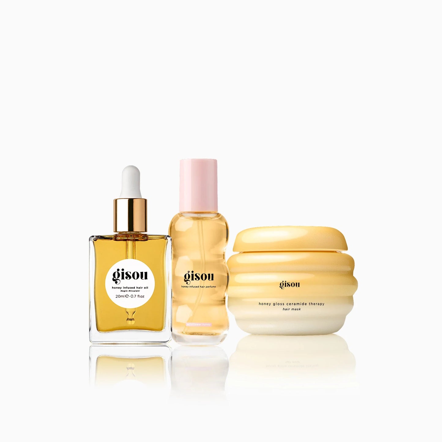 GISOU On-The-Go Honey Hair Trio