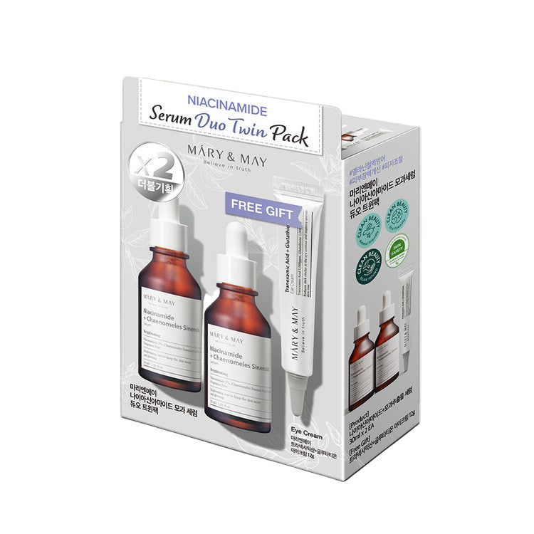MARY & MAY Niacinamide Serum Suo Twin Pack