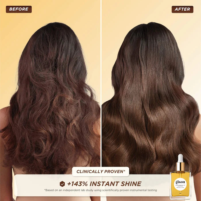 Gisou  Glossy & Glazed Hair & Lip Oil Gift Set