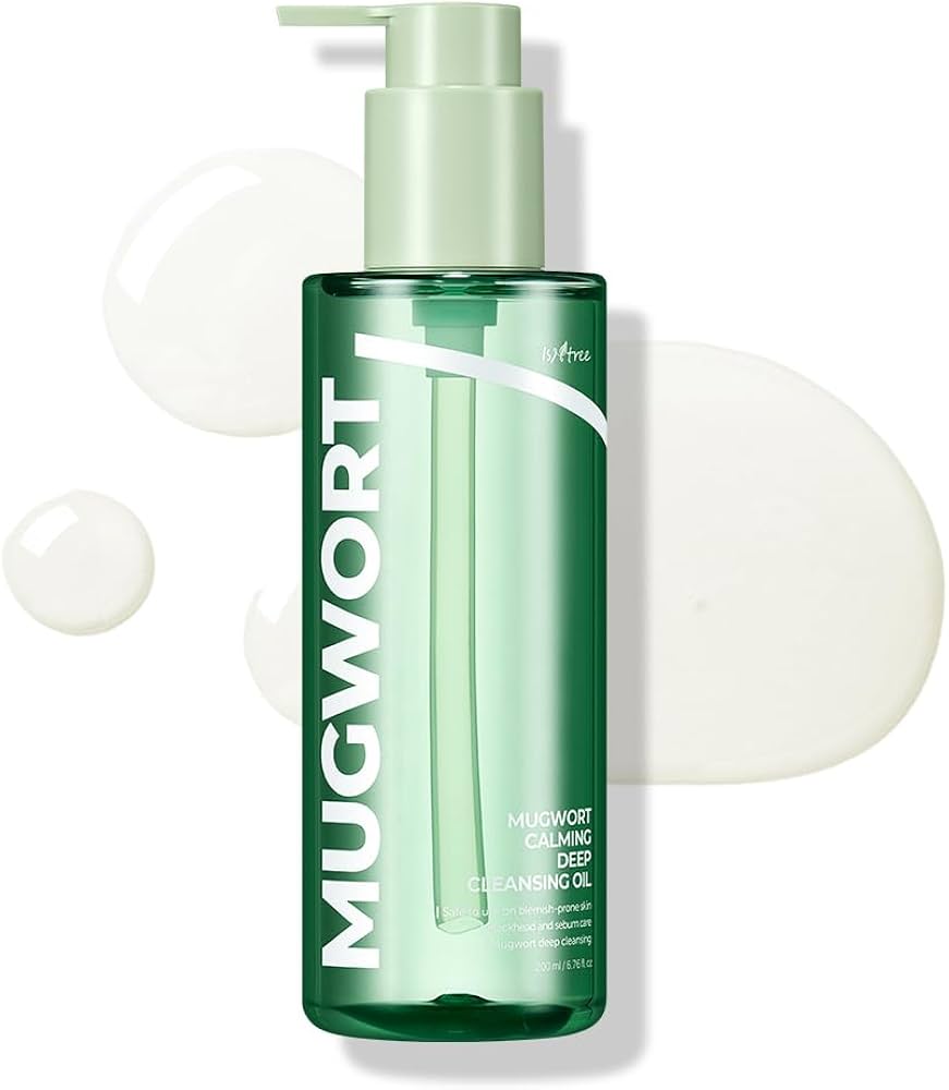 ISNTREE mugwort calming deep cleansing oil