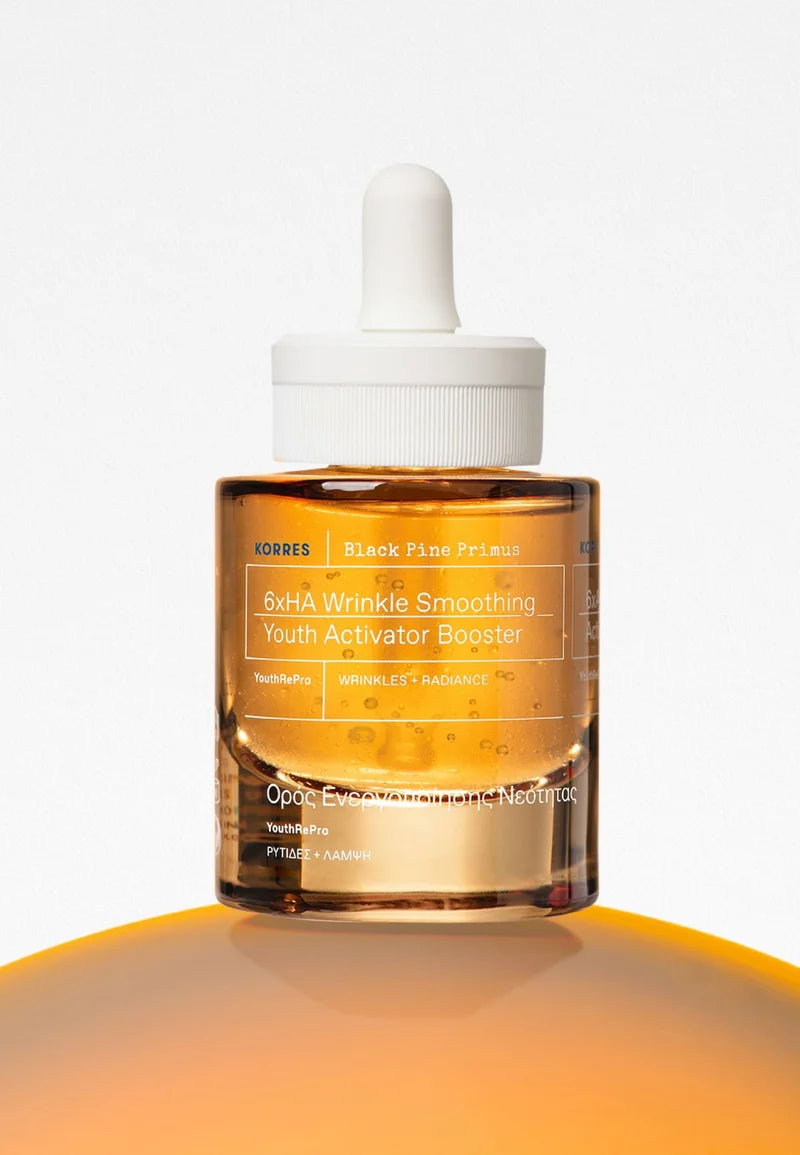 KORRES BLACK PINE PRIMUS 6xHA WRINKLE SMOOTHING YOUTH ACTIVATOR BOOSTER