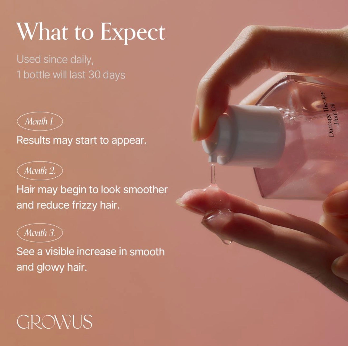 GROWUS DAMAGE THERAPY HAIR OIL