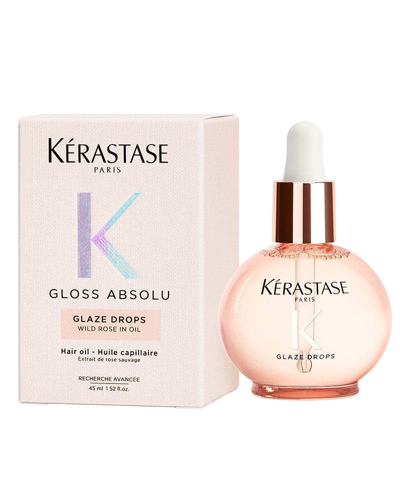 KÉRASTASE GLOSS ABSOLU GLAZE DROPS HIGH-GLOSS LIGHTWEIGHT HAIR OIL