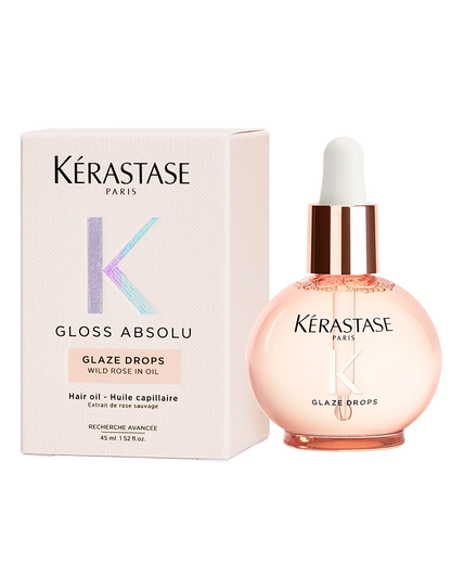 KÉRASTASE GLOSS ABSOLU GLAZE DROPS HIGH-GLOSS LIGHTWEIGHT HAIR OIL