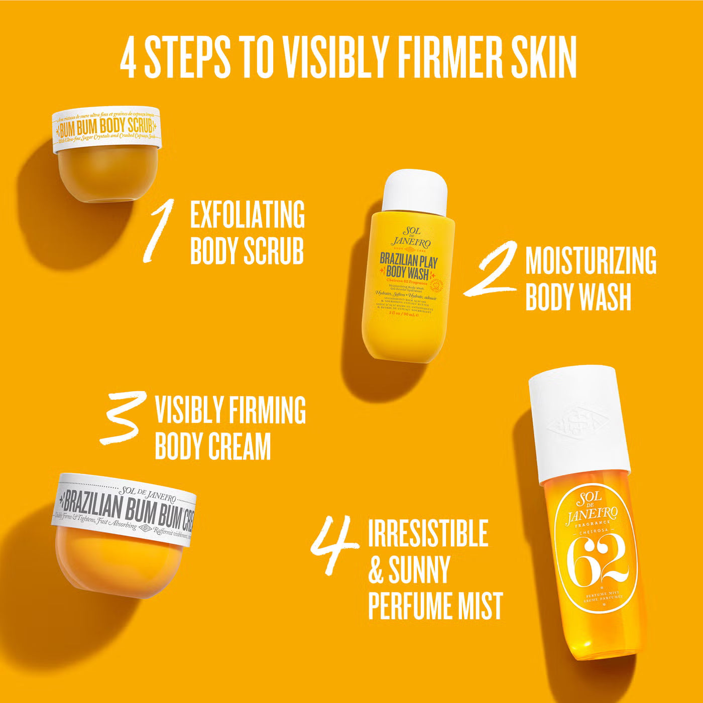 SOL DE JANEIRO GLOW READY WITH ME BUM BUM BODY ROUTINE SET