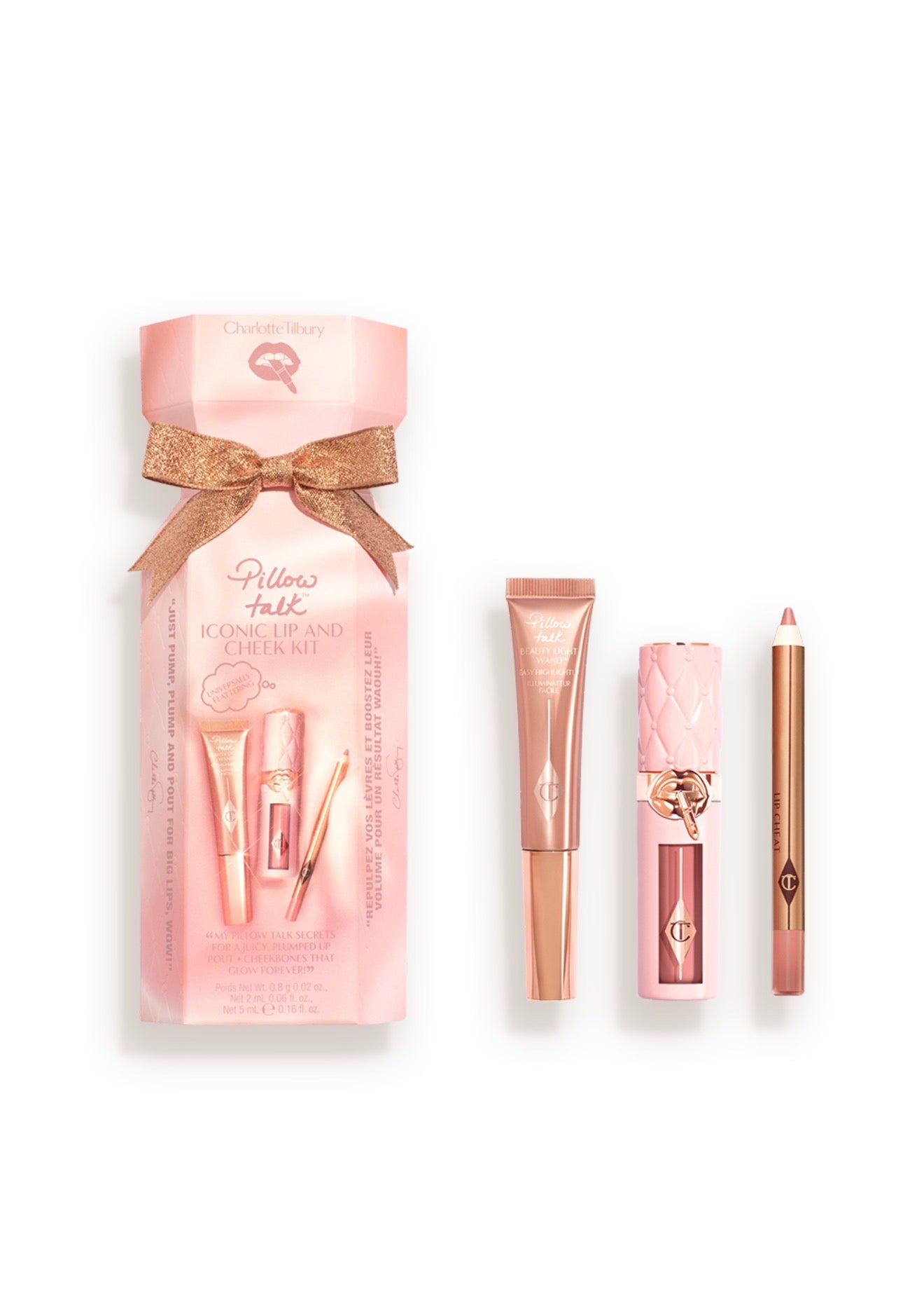 CHARLOTTE TILBURY PILLOW TALK ICONIC LIP AND CHEEK KIT