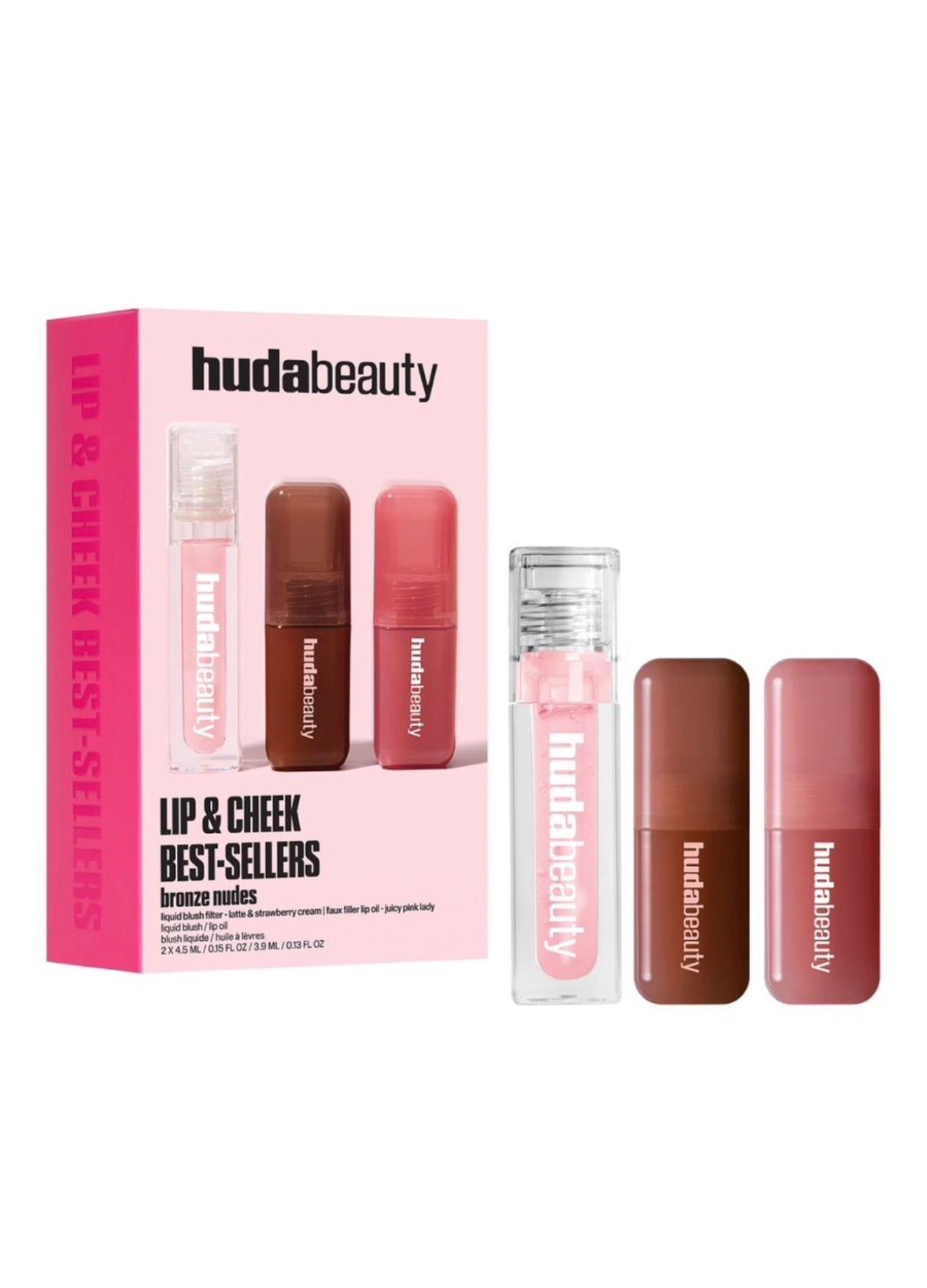 HUDA BEAUTY HABIBTI LIP AND CHEEK BEST SELLERS KIT