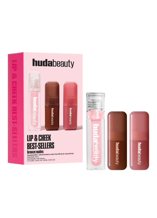 HUDA BEAUTY HABIBTI LIP AND CHEEK BEST SELLERS KIT