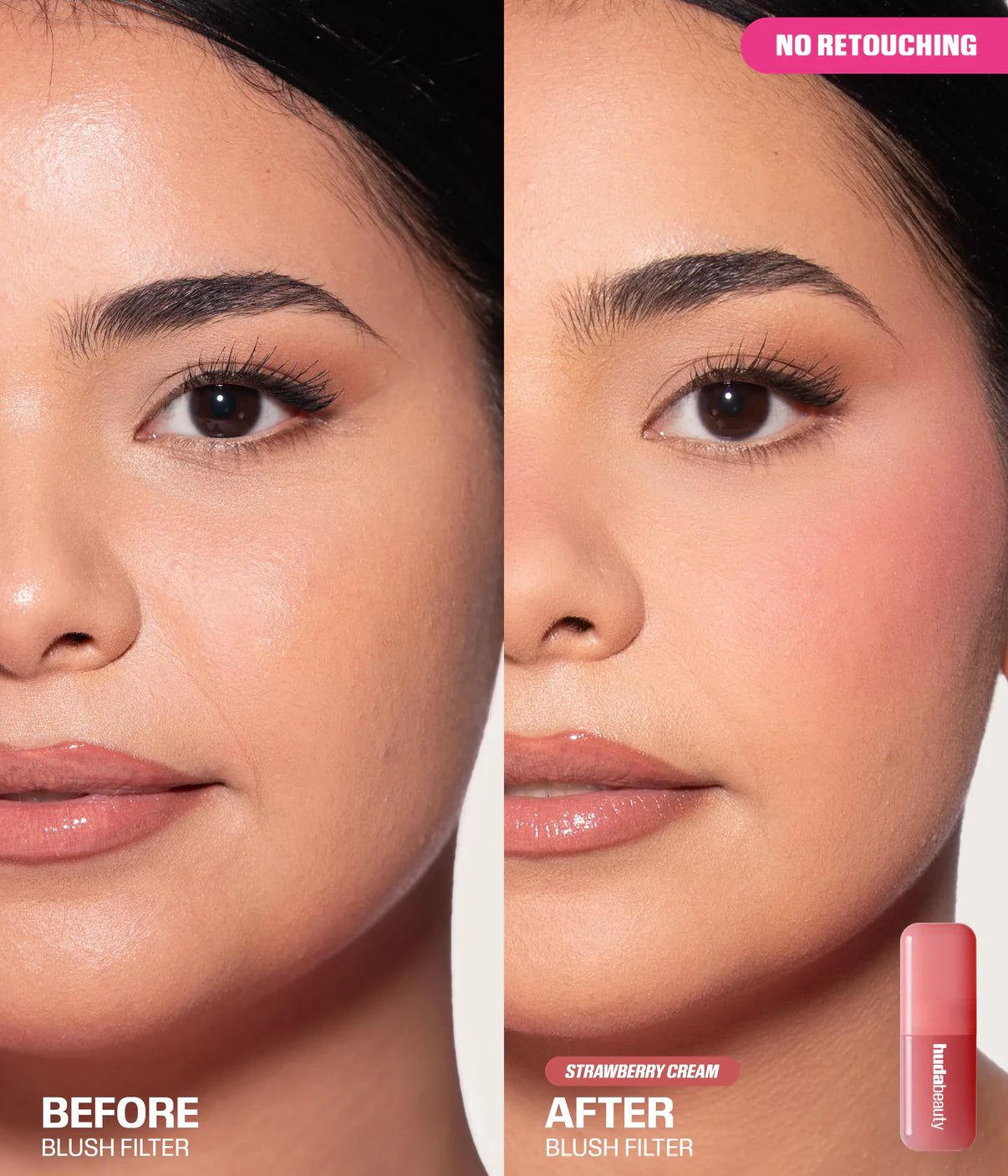 HUDA BEAUTY CHEEK & LIP DUO BERRIES AND CREAM