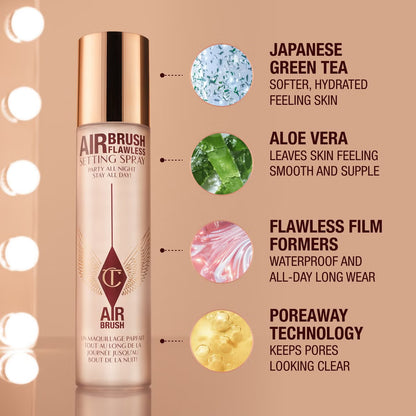 CHARLOTTE TILBURY AIRBRUSH FLAWLESS MINI SETTING SPRAY