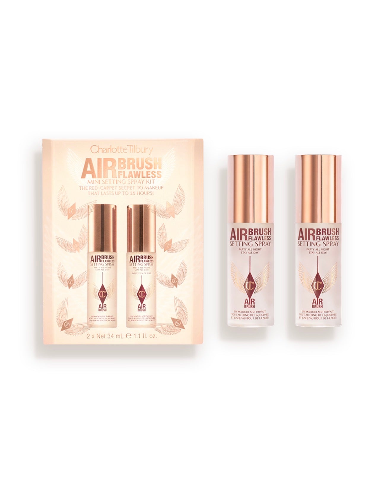 CHARLOTTE TILBURY AIRBRUSH FLAWLESS MINI SETTING SPRAY
